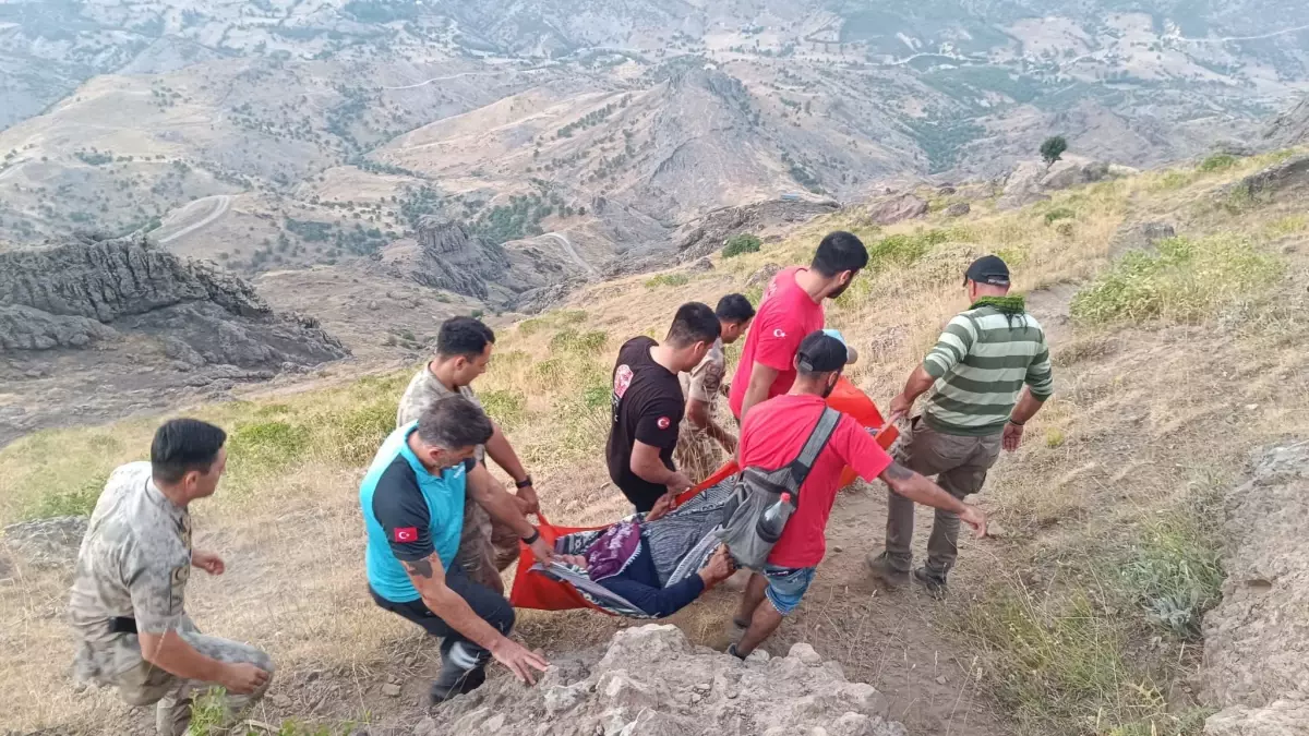 Alevilerin kutsal kabul ettiği Düzgün Baba Dağı\'nda kaza: Yaralı
