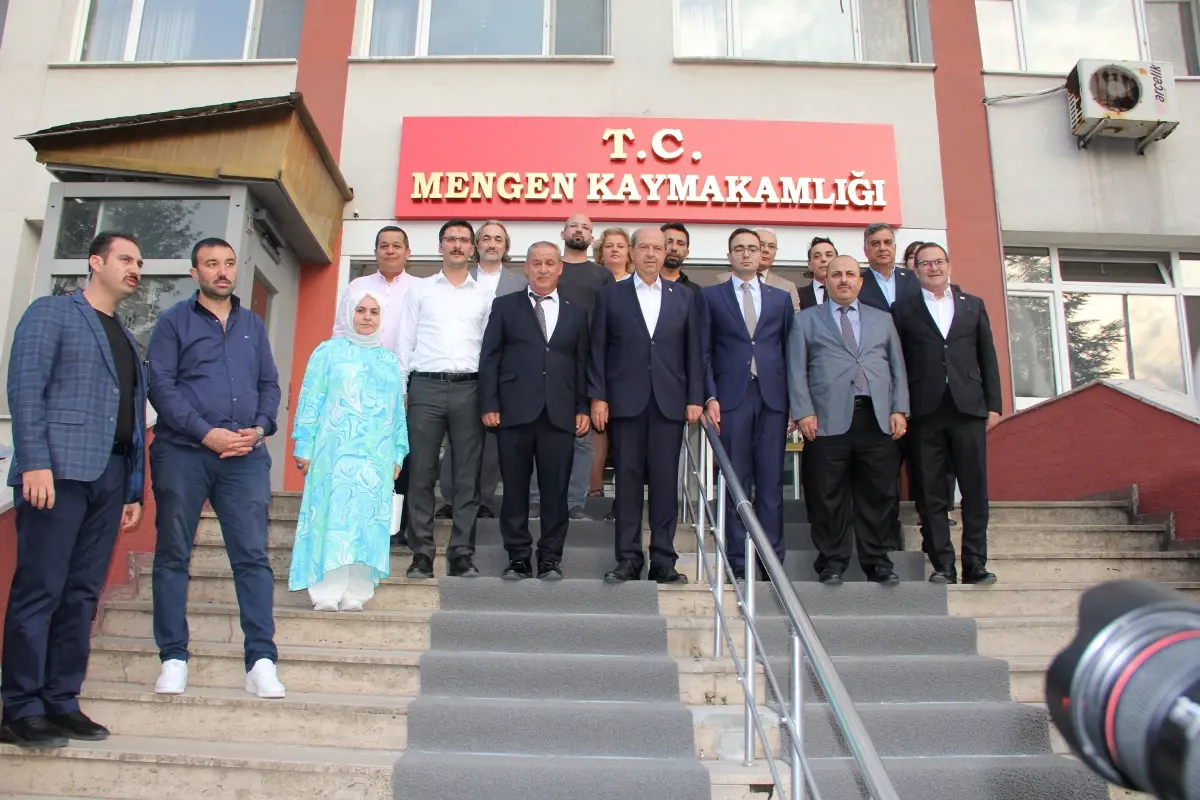 KKTC Cumhurbaşkanı Ersin Tatar Mengen\'e Geçti