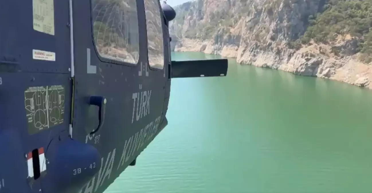 Orman yangınları için 7 helikopter görevlendirildi