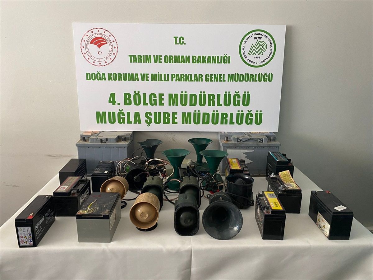 Muğla\'da Yasak Ses Cihazlarına El Konuldu