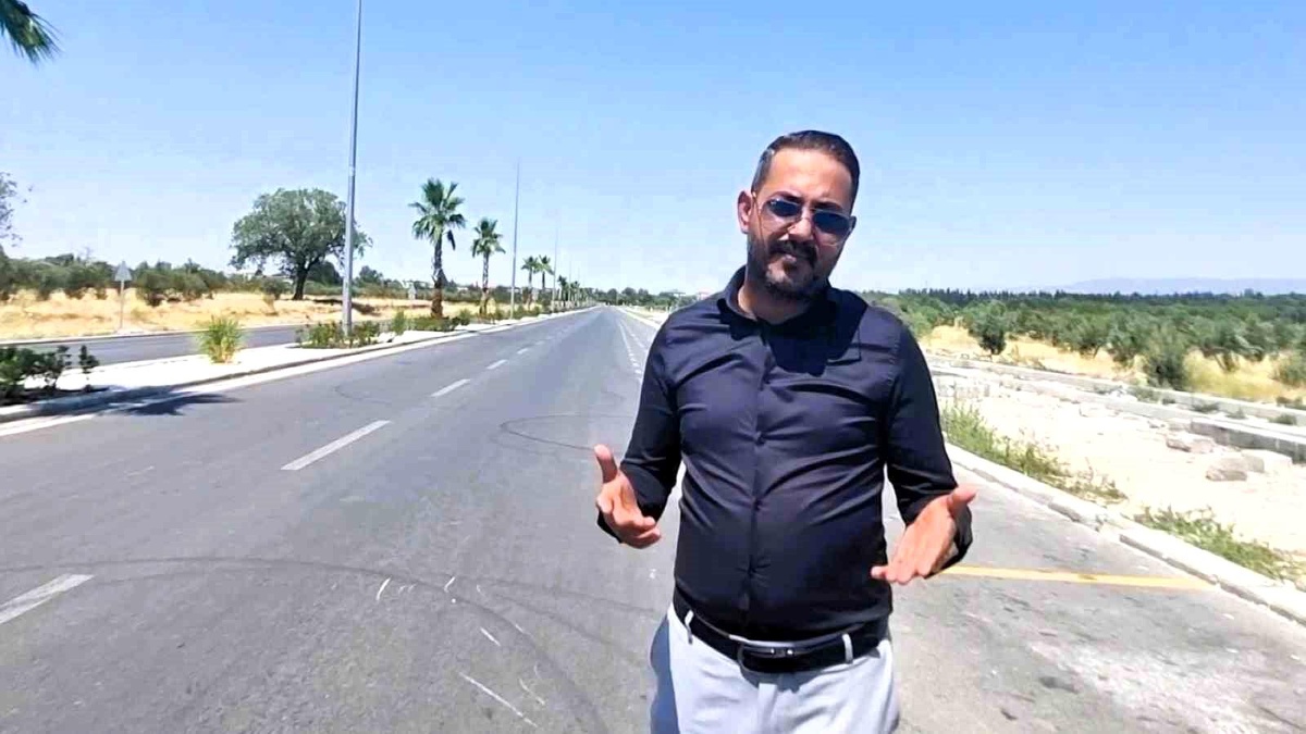 Denizli\'de yapılan yol alemcilerin mekanı haline geldi