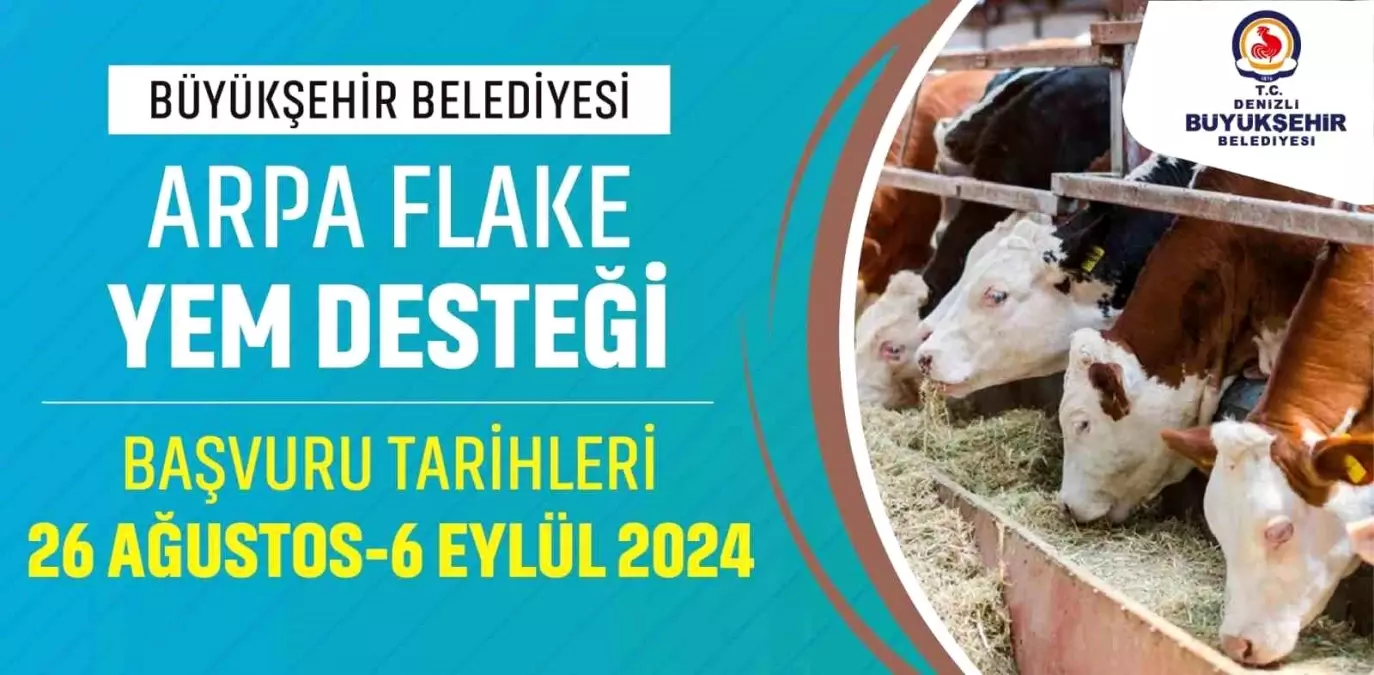 Denizli Büyükşehir Belediyesi, Büyükbaş Hayvan Yetiştiricilerine Yem Desteği Verecek