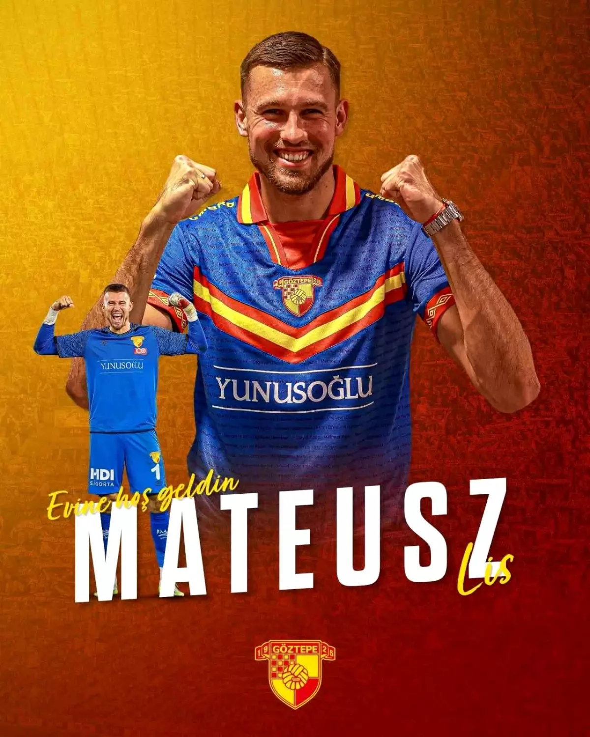 Göztepe, Mateusz Lis\'i kadrosuna kattı