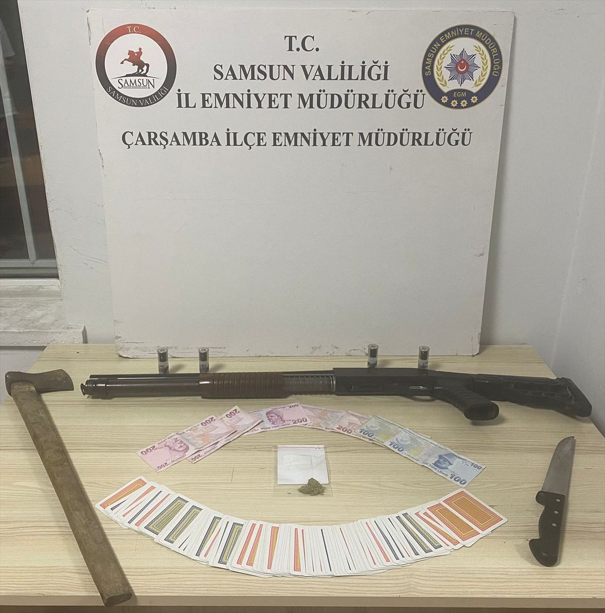 Samsun\'da kumar operasyonu: 7 kişiye 44 bin 975 lira para cezası