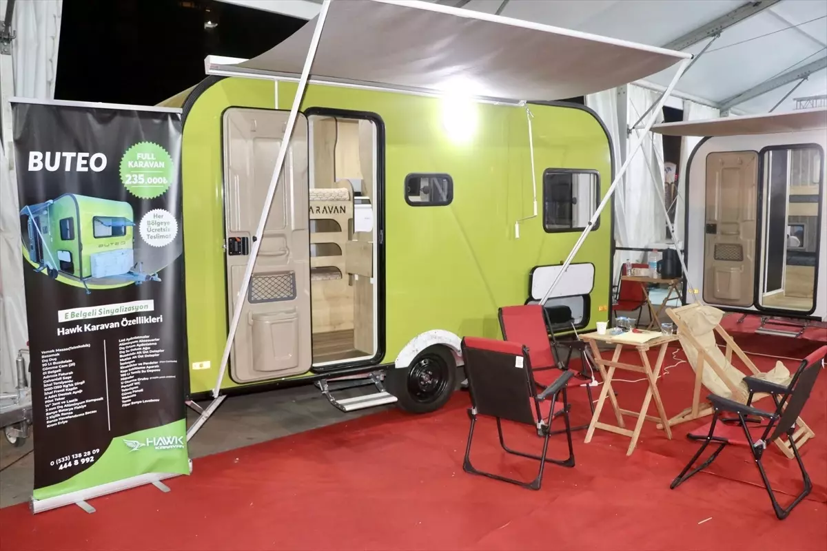 Trabzon\'da Kamp Karavan ve Tiny House Fuarı Başladı