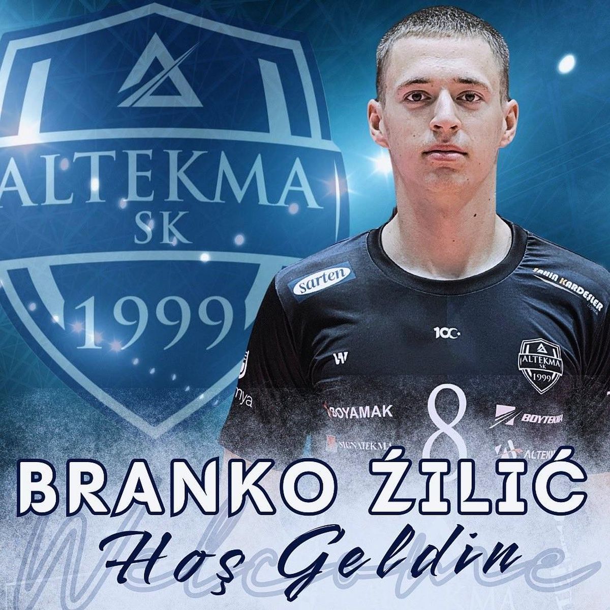Altekma, Modria Novoprom\'dan 2005 doğumlu smaçör Branko Zilic\'i kadrosuna kattı