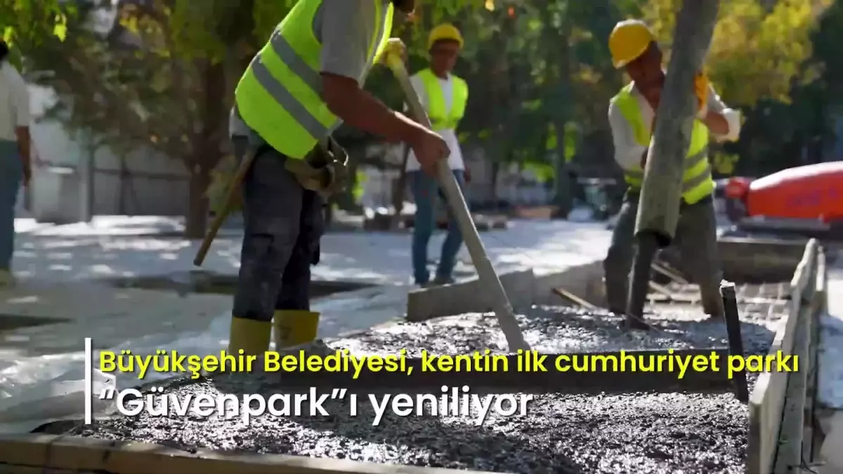 Ankara Büyükşehir Belediyesi Güvenpark\'ı Yeniliyor