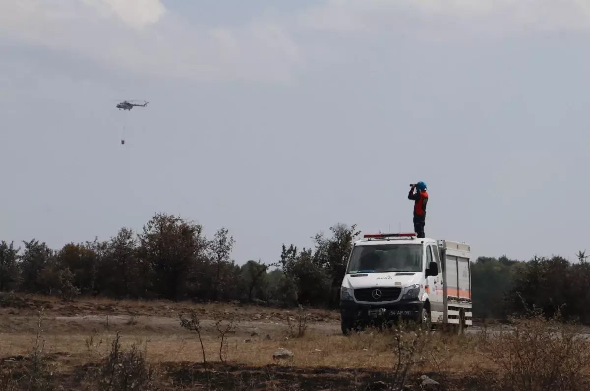 Kızılcahamam\'da çıkan orman yangını sona erdi, köylerine dönen vatandaşlar rahat bir nefes aldı