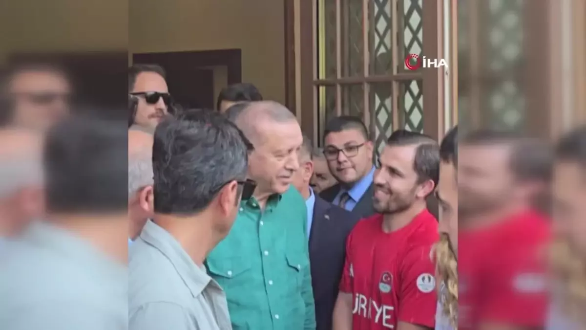 Cumhurbaşkanı Erdoğan, cuma namazını Okluk Millet camisinde kıldı