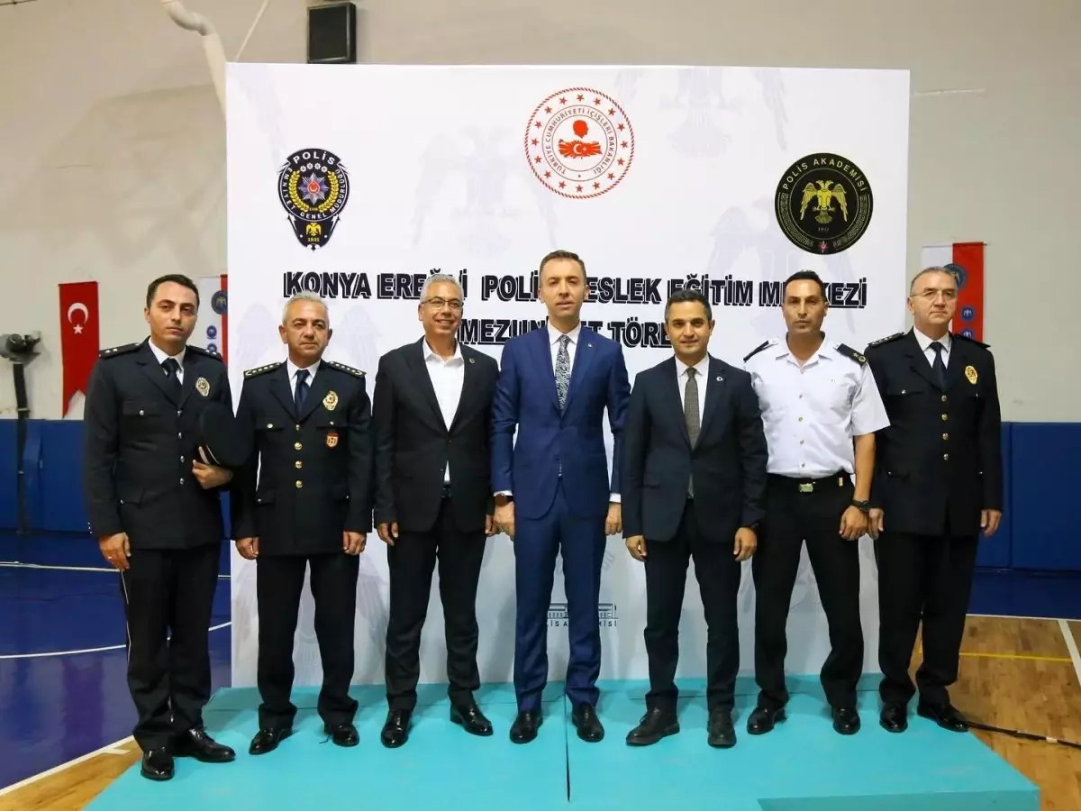 Ereğli Polis Meslek Eğitim Merkezi\'nden Polis Adaylarına Mezuniyet Töreni