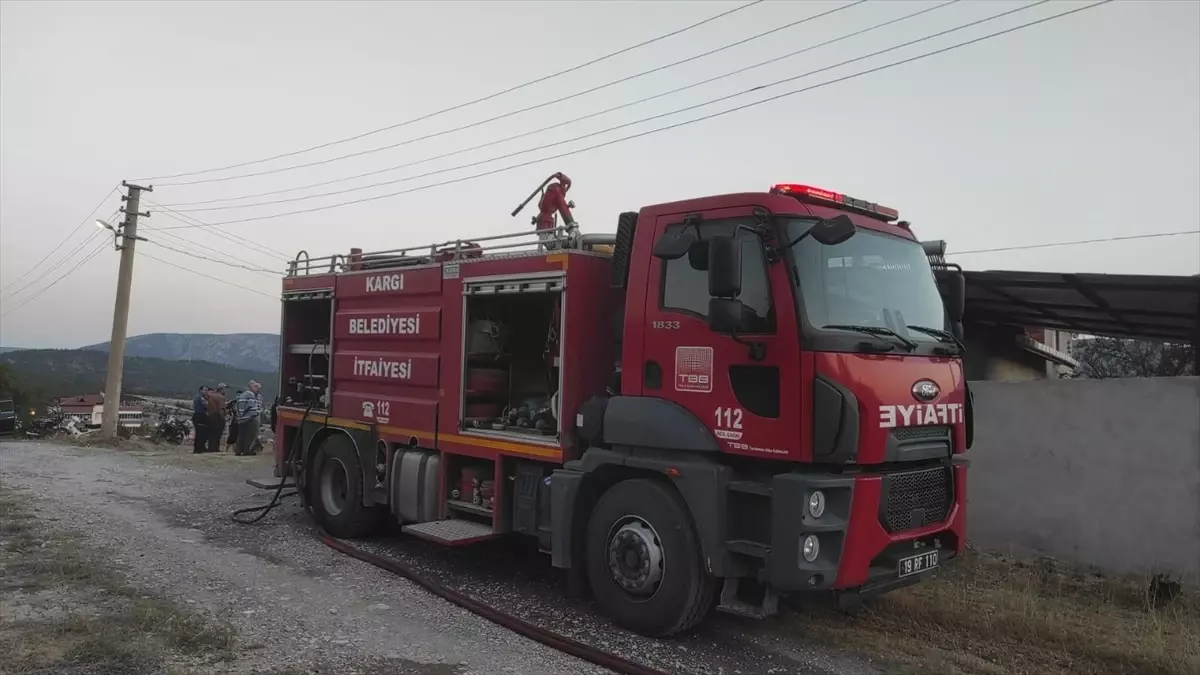 Çorum\'da müstakil evde çıkan yangın hızlı müdahale ile söndürüldü