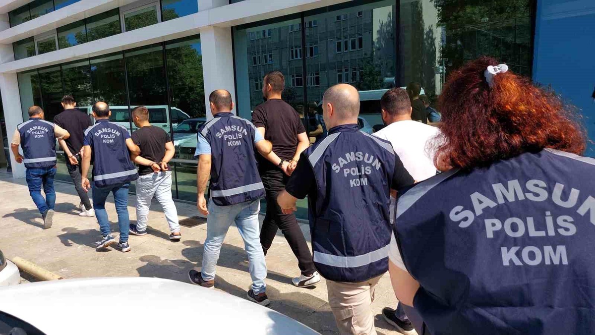 Samsun\'da Kuyumcuya Haraç İsteyen Suç Örgütüne Operasyon