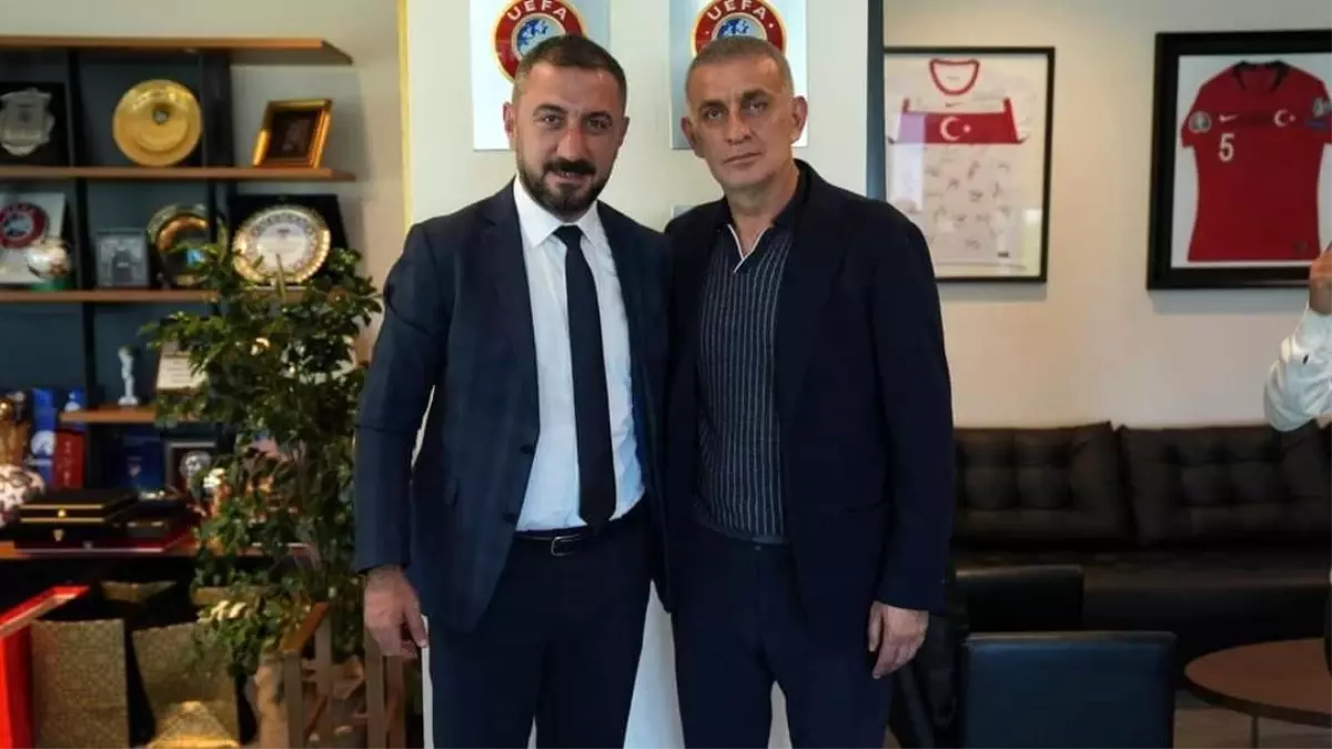 TFF Başkanı İbrahim Hacıosmanoğlu, 3.Lig Kulüpler Birliği heyetini kabul etti