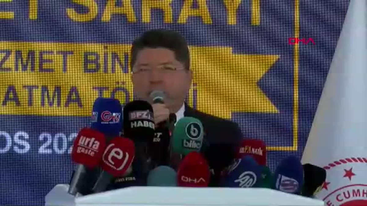 Adalet Bakanı Tunç, Şanlıurfa\'da adalet sarayı ek hizmet binası temelini attı