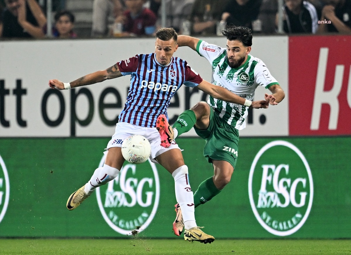 Trabzonspor, St. Gallen ile berabere kaldı
