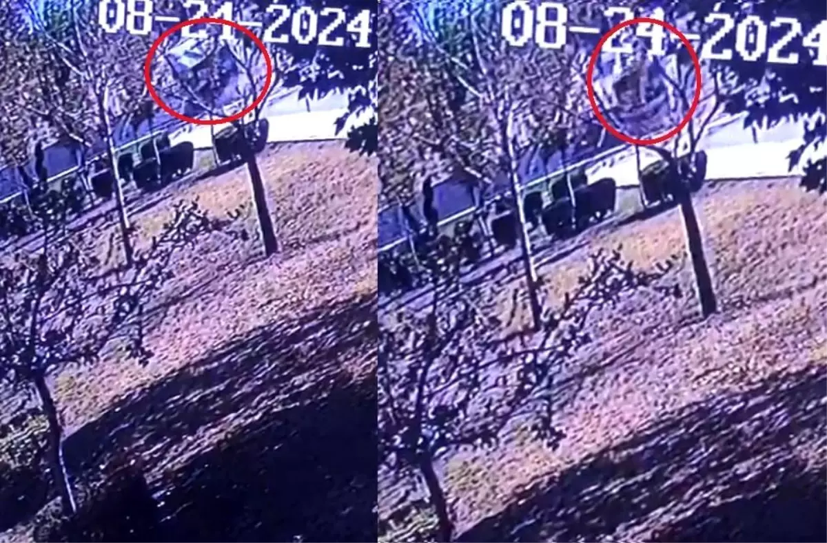 Burdur Otogarına Düşen Midibüsün Kaza Anı Güvenlik Kamerasında