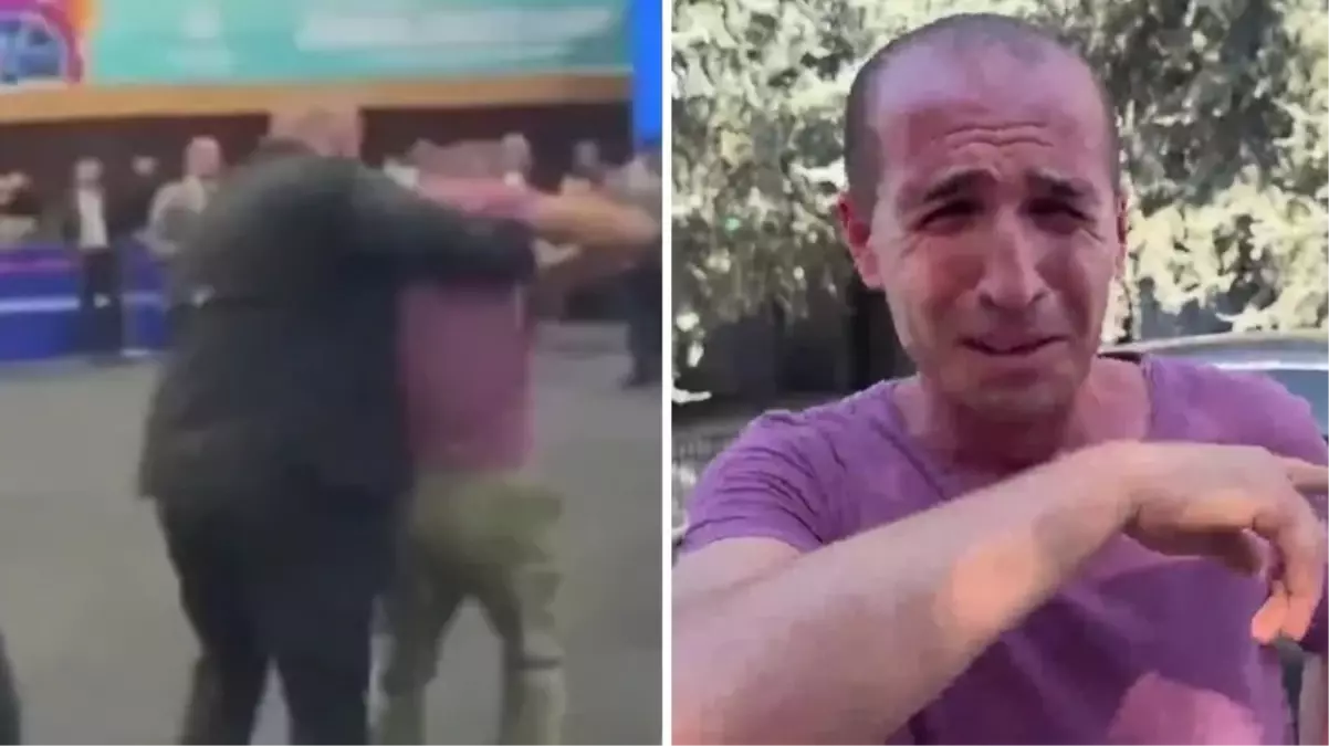 İmamoğlu\'nun korumaları, iş isteyen engelli vatandaşı yaka paça dışarı attı