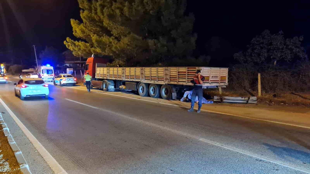 Bodrum\'da motosiklet kazası: Bir kişi hayatını kaybetti