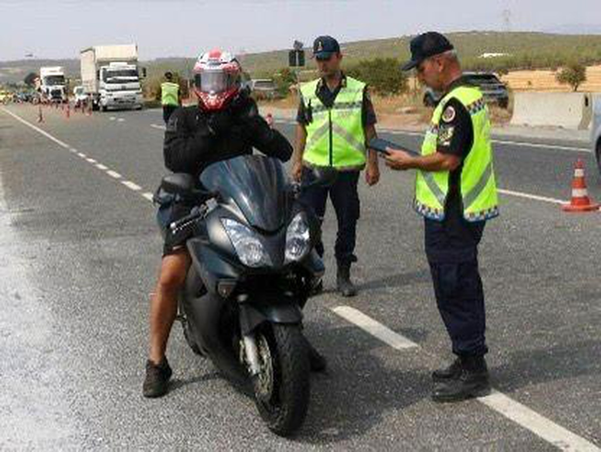 Muğla\'da motosiklet ve motorlu bisiklet denetimi