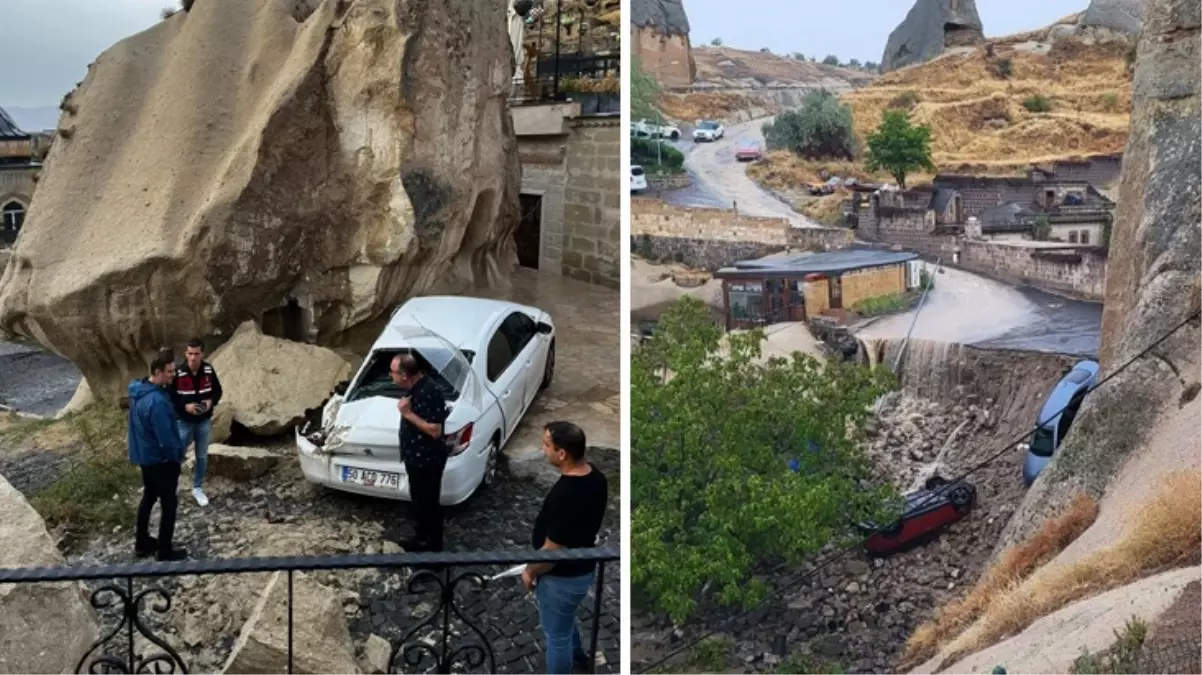 Nevşehir\'in turistik Kapadokya bölgesi sele teslim oldu