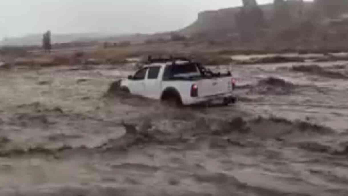 Nevşehir'in turistik Kapadokya bölgesi sele teslim oldu