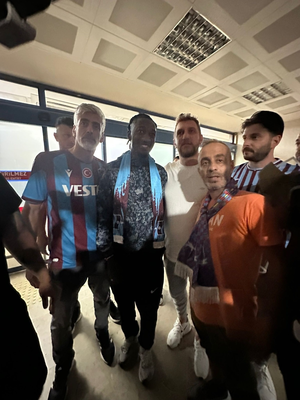 Trabzonspor\'un yeni transferi Muhammed Cham Trabzon\'a geldi