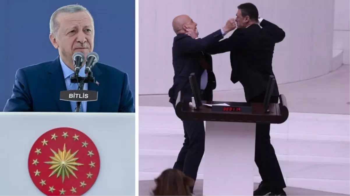 Cumhurbaşkanı Erdoğan\'dan Alpay Özalan\'ın Ahmet Şık\'ı yumruklamasına ilk yorum