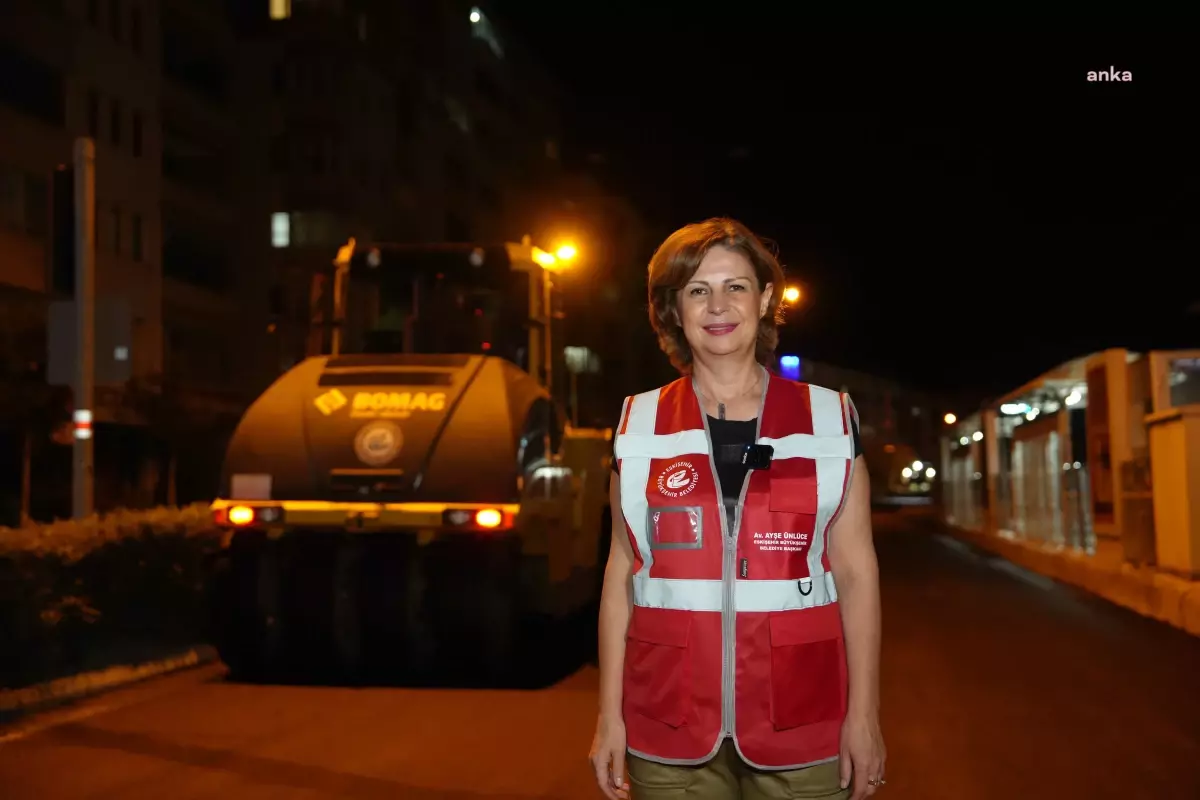 Eskişehir Büyükşehir Belediyesi, yollardaki gece mesaisini tamamlıyor