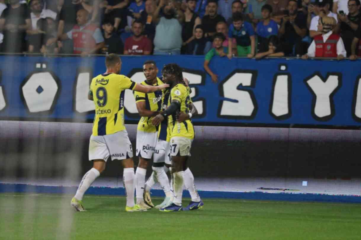 Fenerbahçe, Çaykur Rizespor'u deplasmanda 5-0 yendi