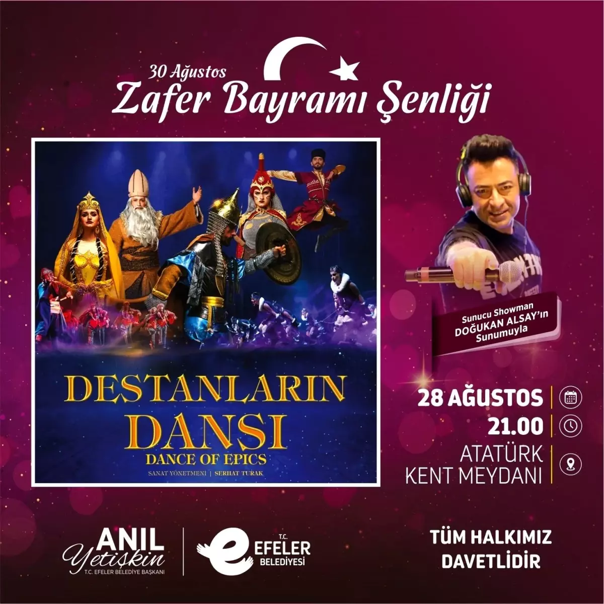 Efeler Belediyesi 30 Ağustos Zafer Bayramı\'nı Şenlikle Kutluyor