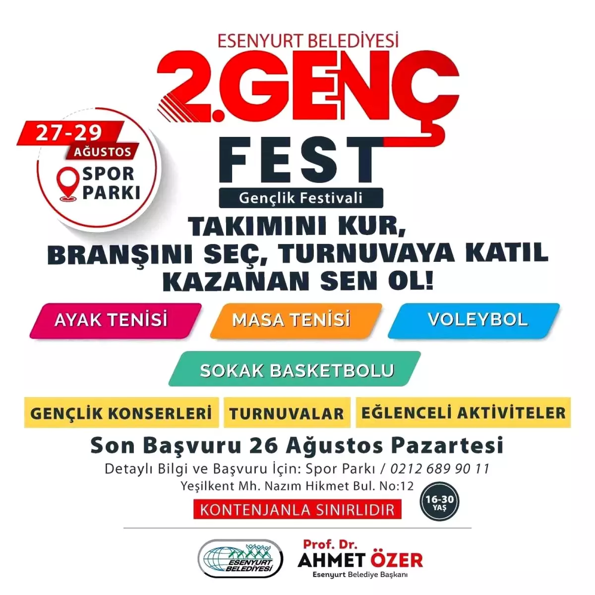 Esenyurt\'ta Genç-Fest Gençleri Buluşturacak