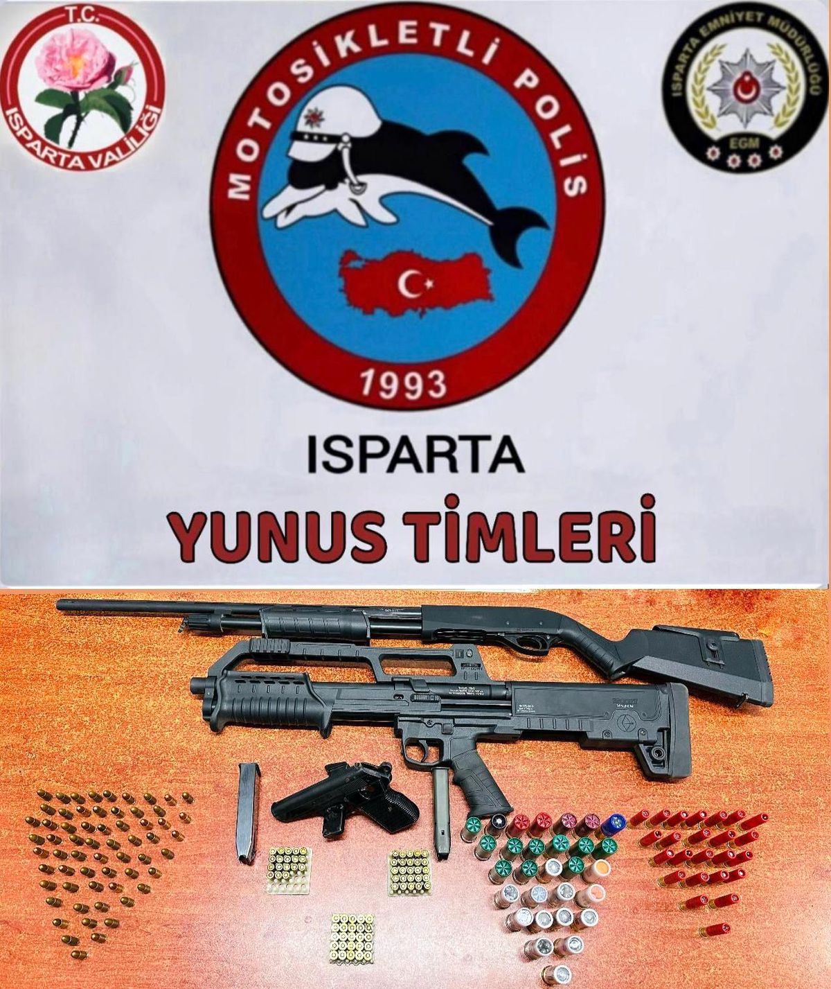 Isparta\'da şok uygulamada çok sayıda malzeme ele geçirildi