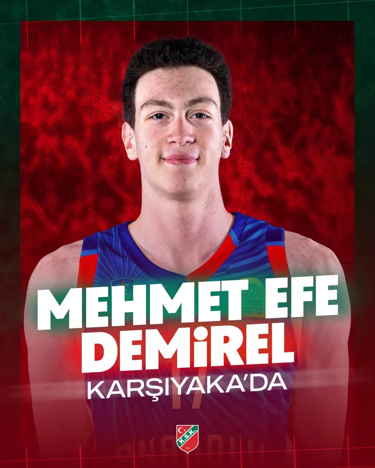 Karşıyaka, genç pivot Mehmet Efe Demirel\'i transfer etti