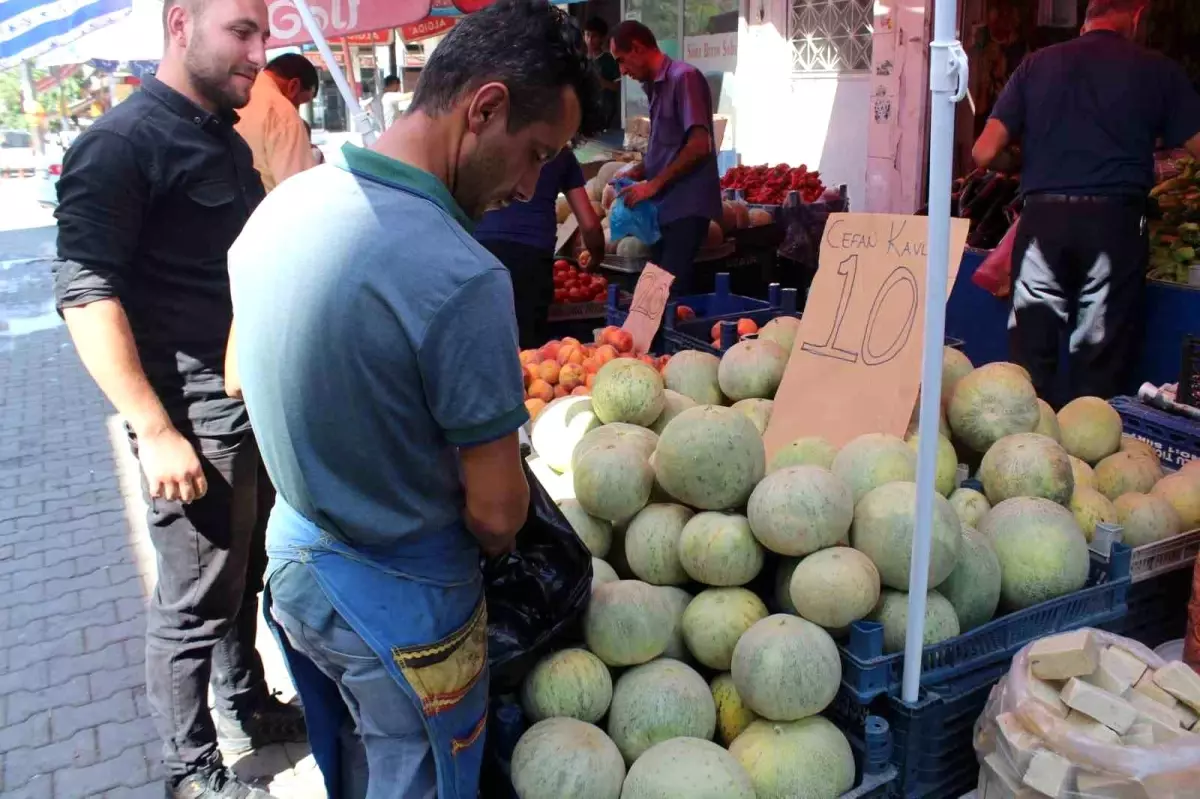 Siirt\'in Kurtalan ilçesinde yetişen Cefan Kavunu Türkiye\'ye gönderiliyor