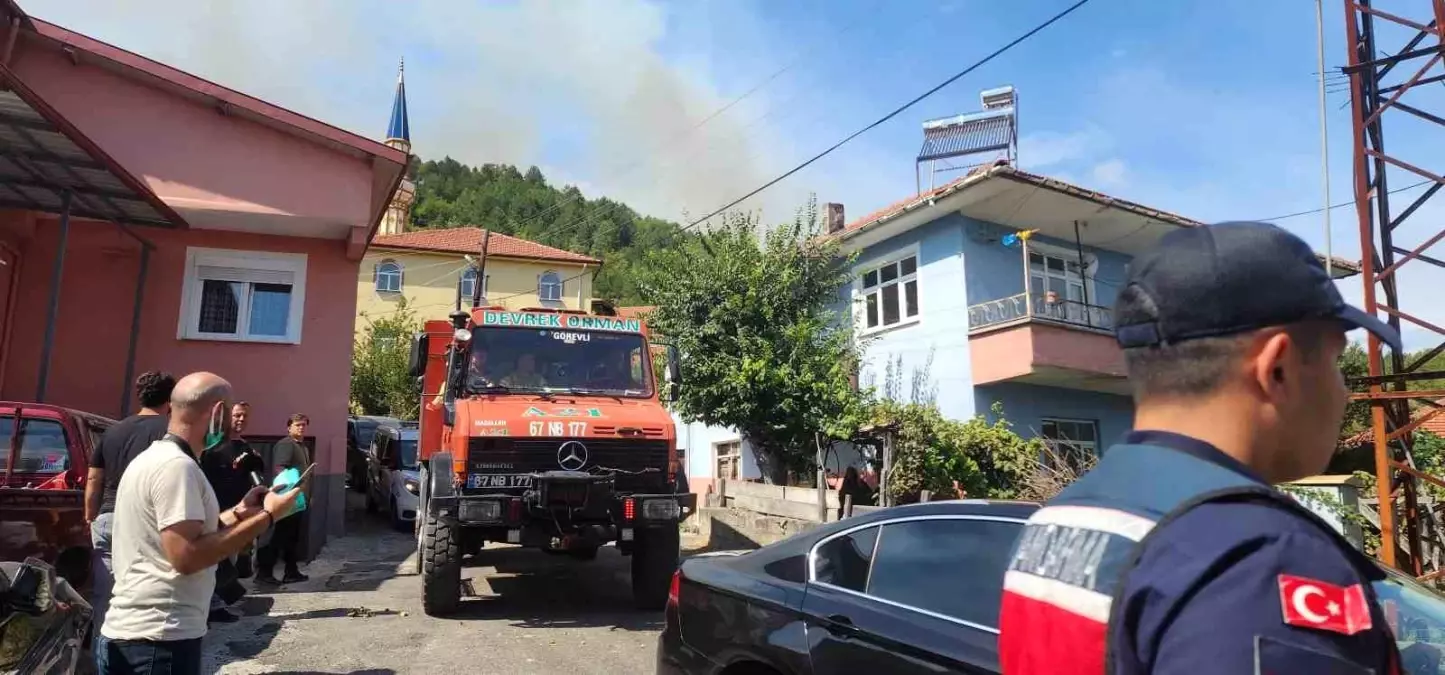 Zonguldak\'ın Devrek ilçesinde orman yangını çıktı