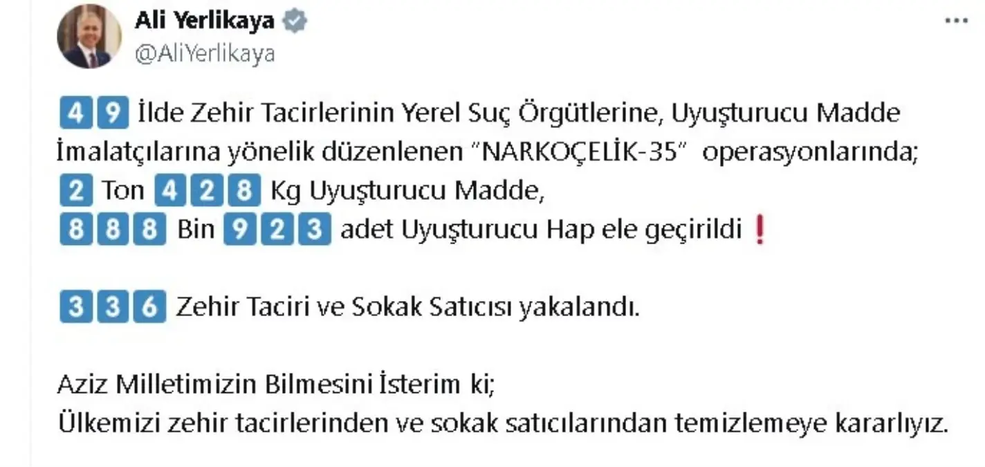 Narkotik Operasyonunda 336 Şüpheli Yakalandı