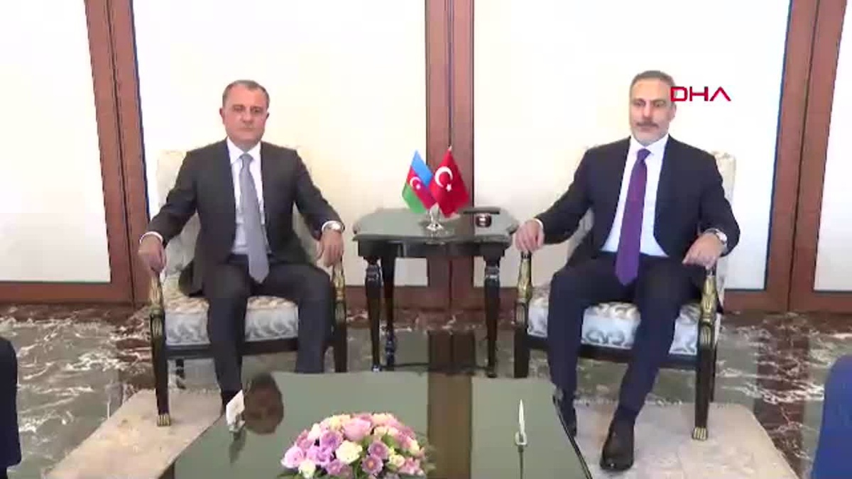 Dışişleri Bakanı Hakan Fidan, Azerbaycan Dışişleri Bakanı Ceyhun Bayramov ile Ankara\'da görüştü