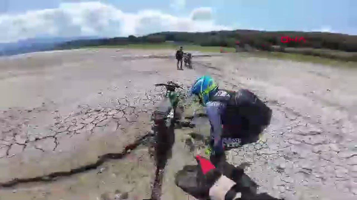Gölde motosiklet kazası
