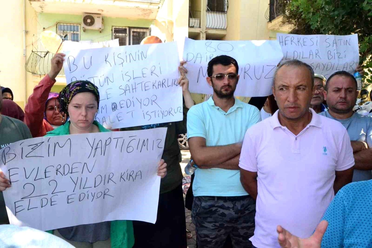 Fethiye\'de Kooperatif Üyeleri Tapu İddiasıyla Eylem Yaptı