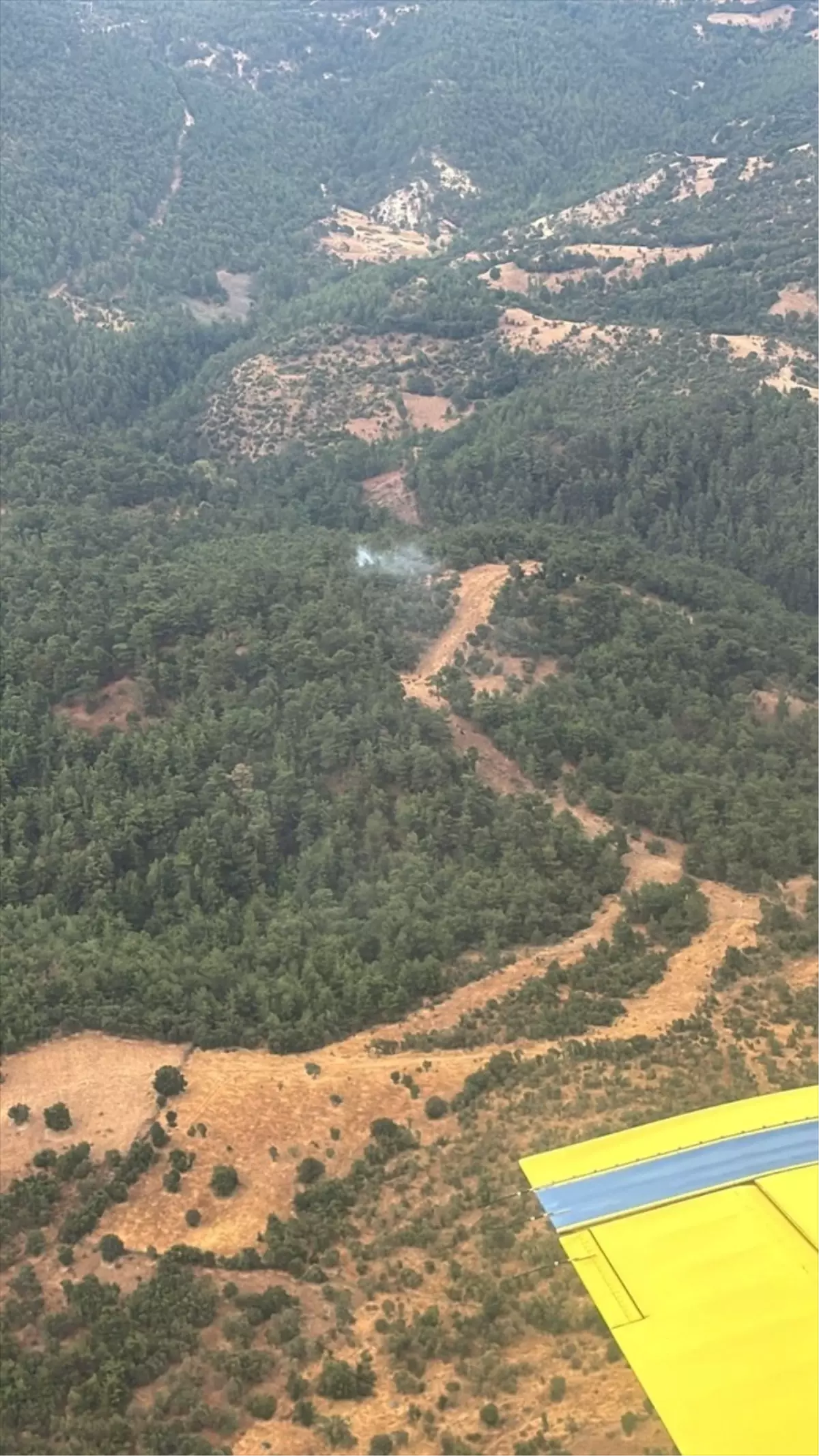 Balıkesir\'de yıldırımın yol açtığı orman yangını söndürüldü