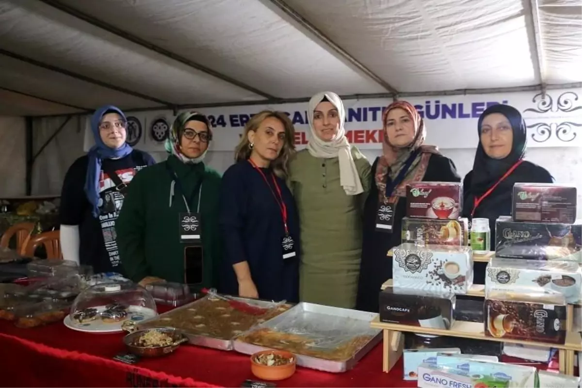 Erzincan\'da Hünerli Eller Kadın Kooperatifi Ürünleri Satışa Sunuldu