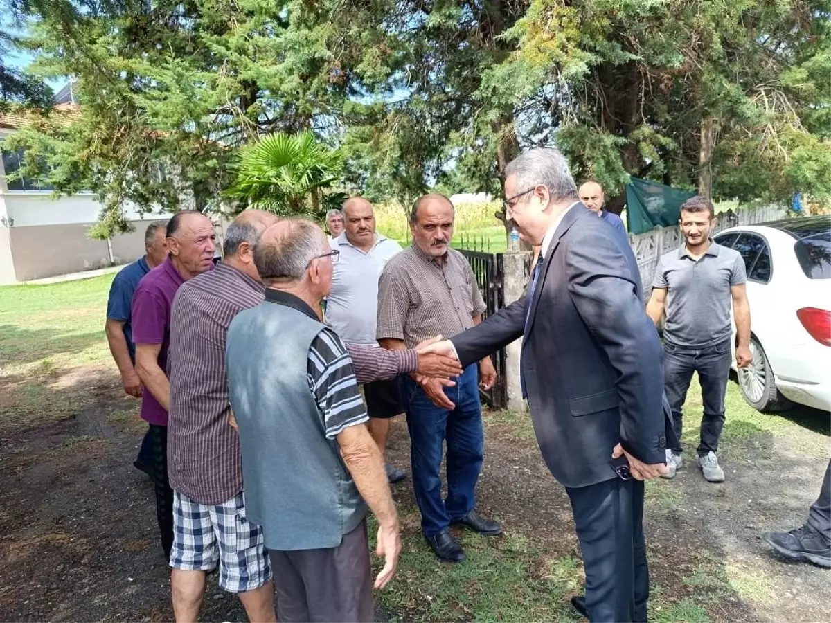 Çarşamba Kaymakamı Sahil Mahallesi\'ni ziyaret etti