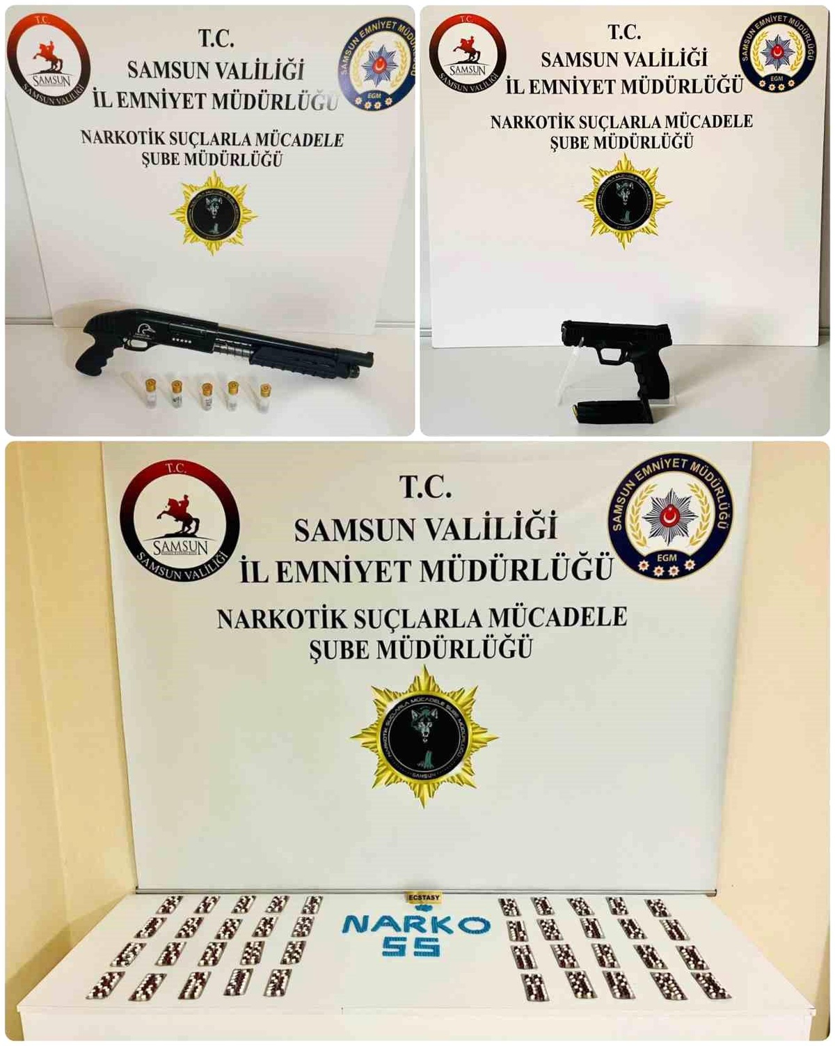 Samsun\'da Uyuşturucu ve Ruhsatsız Tabanca Ele Geçti, 1 Kişi Gözaltına Alındı