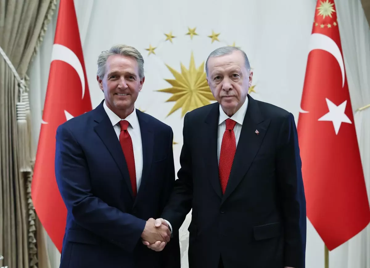 Cumhurbaşkanı Erdoğan, ABD Büyükelçisi Jeff Flake ile görüştü