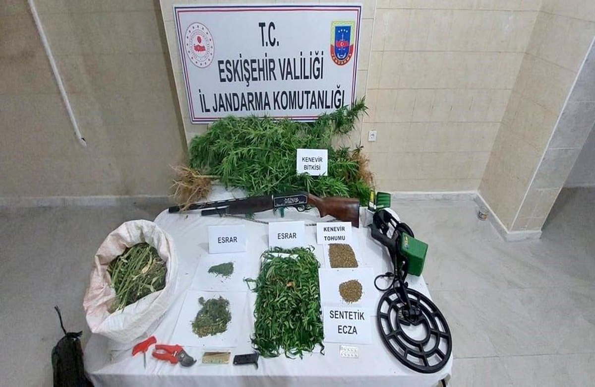 Eskişehir\'de Uyuşturucu Ticareti Yapan Şahsın Evine Operasyon