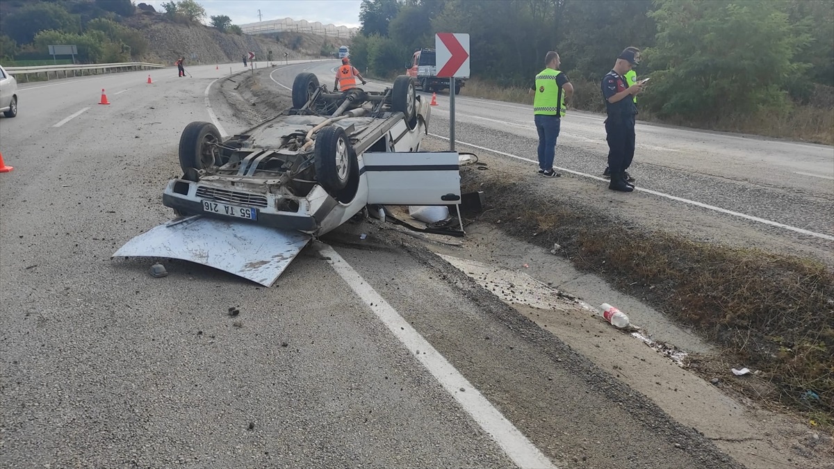 Karabük\'te meydana gelen trafik kazalarında 3\'ü çocuk 7 kişi yaralandı