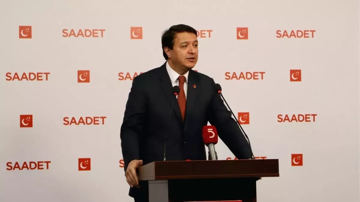 Saadet Partisi Genel Başkanvekili Mahmut Arıkan: Seçim ekonomisi politikalarıyla bütçe kara deliğe dönüştü