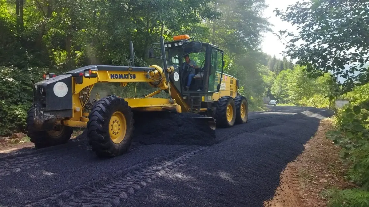 Trabzon Büyükşehir Belediyesi Yol Yapım ve Bakım Çalışmaları