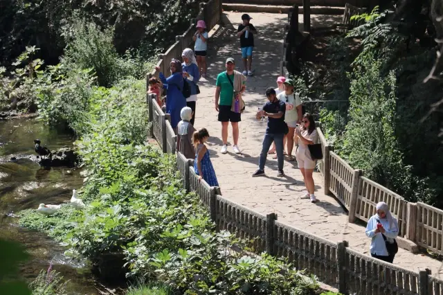 Yeşilçam filmlerine sahne olan Düden Şelalesi ziyaretçi akınına uğruyor