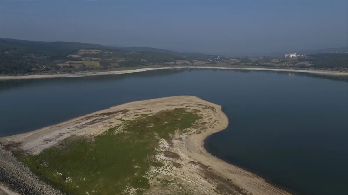 Bolu Gölköy Baraj Gölü\'nde Su Seviyesi Düşüyor